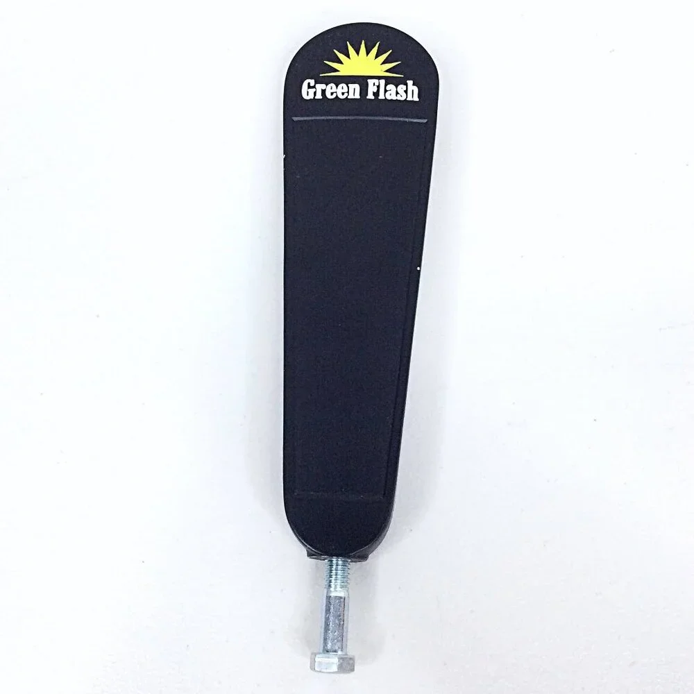 Green Flash Brewing Tap Handle Hop Head Red Double‎ IPA San Diego CA